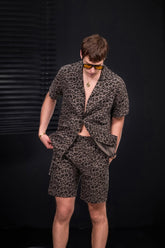 Arden Camp Collar Shirt GREY